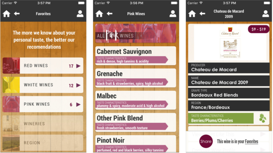 Find a bottle of wine with the Wine4.me app